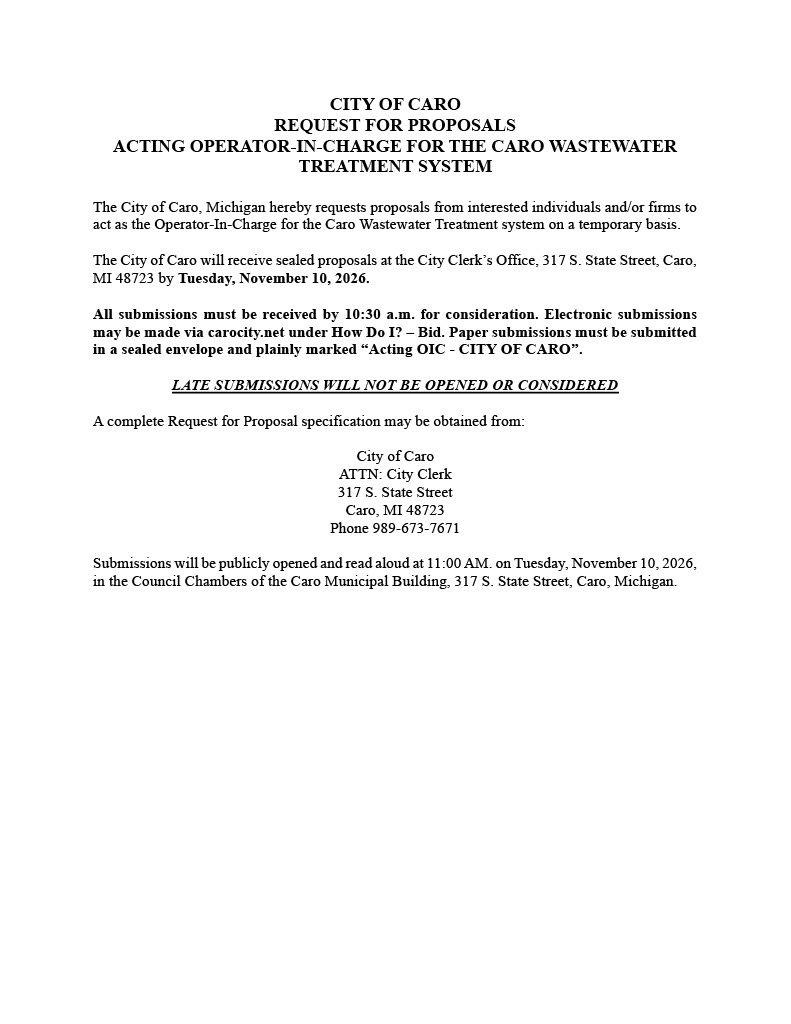 Acting OIC Cover Page